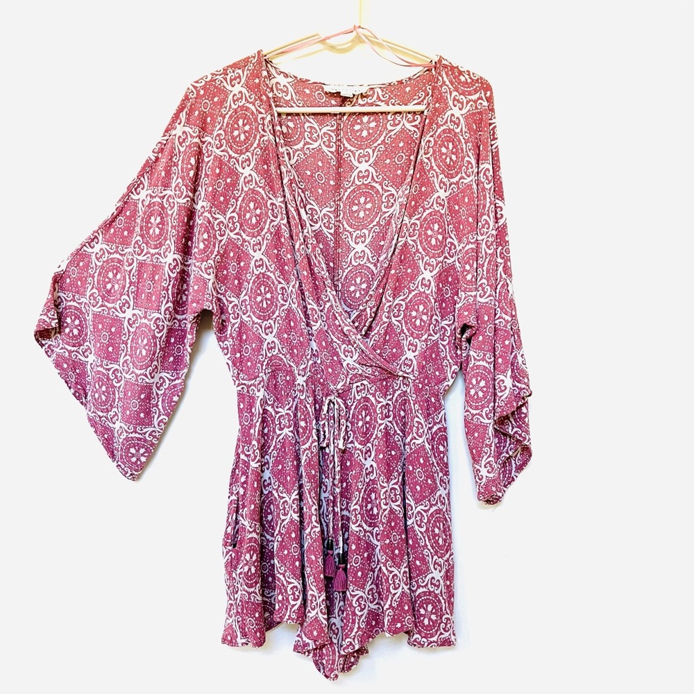 Gauzy Pretty Romantic Boho Romper by Lovestitch ~ Oversized: Small